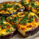 Lemon Garlic Roasted Eggplant Recipe