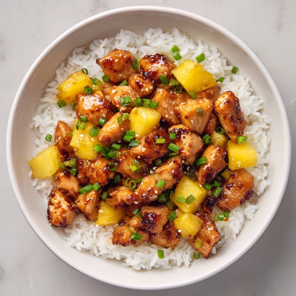Tropical Pineapple Chicken & Rice Delight Recipe - Recipe Image