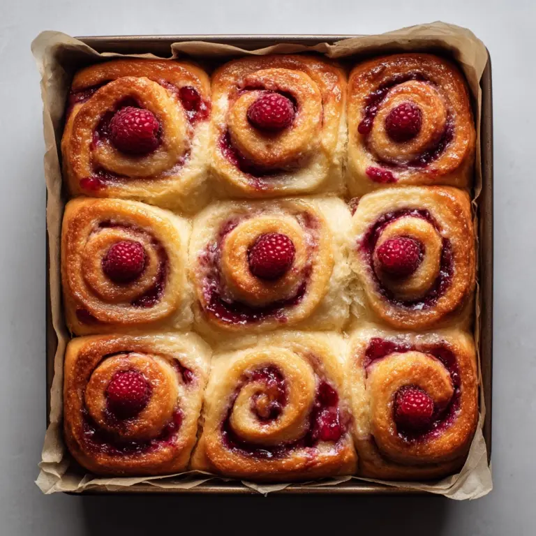 Raspberry Swirl Sweet Rolls Recipe