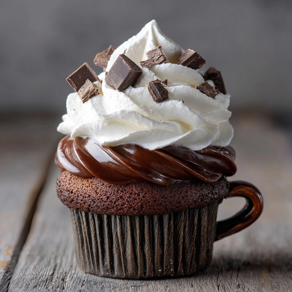 Hot Cocoa Cupcake Mugs Recipe - Recipe Image