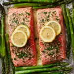 Salmon, Asparagus, Lemon, and Herb Foil Pack Recipe