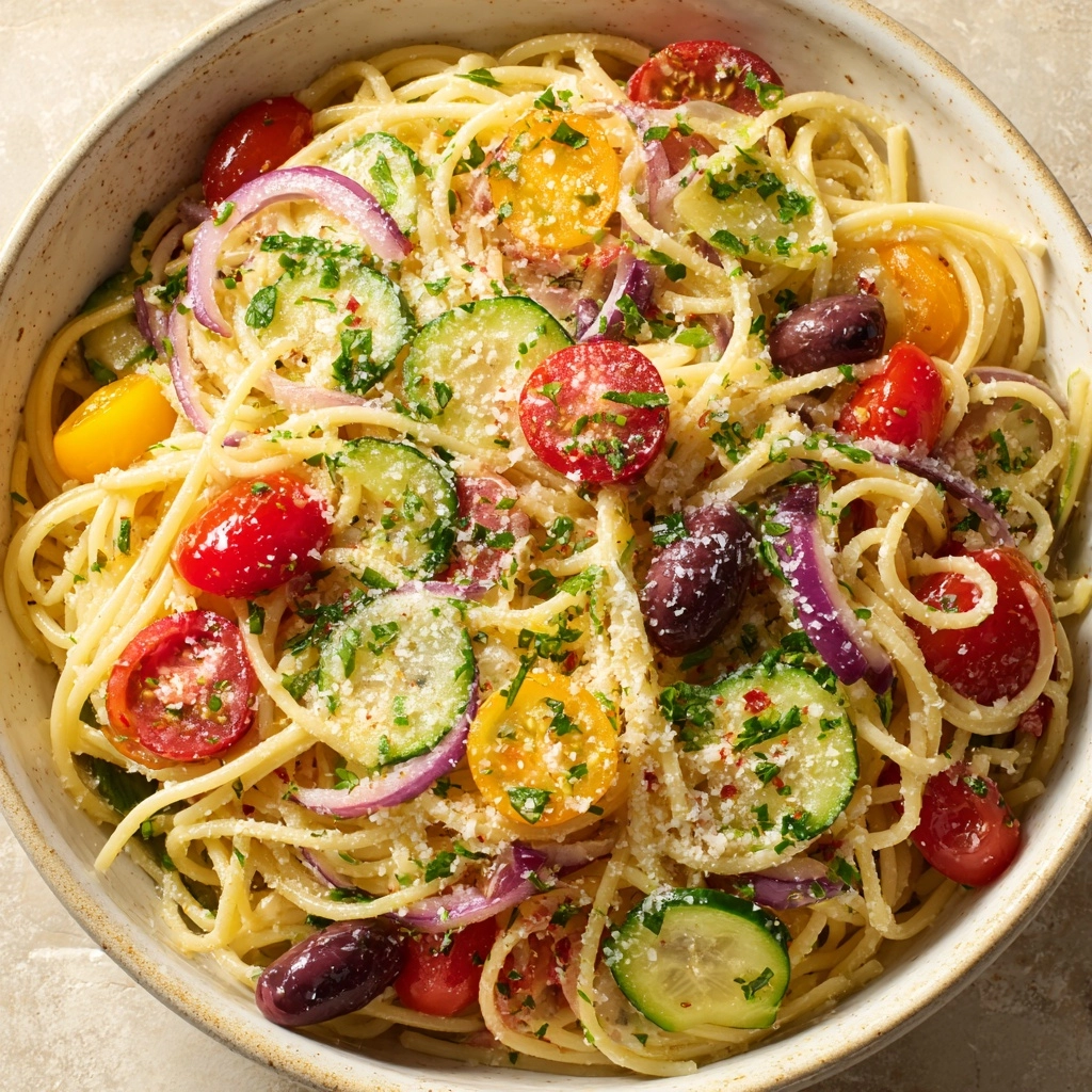 Spaghetti Salad Recipe - Recipe Image