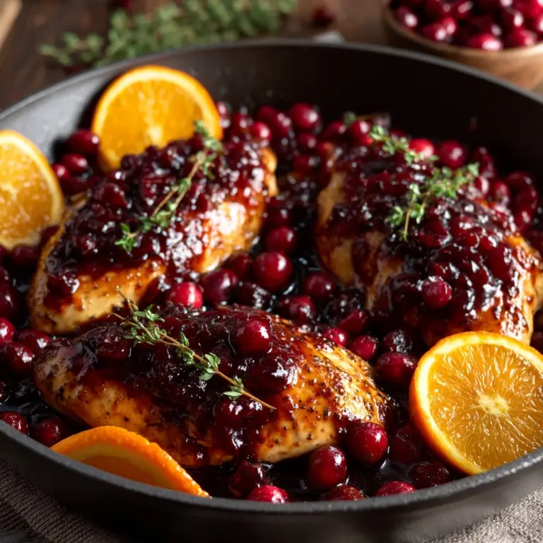 Cranberry Orange Chicken Recipe