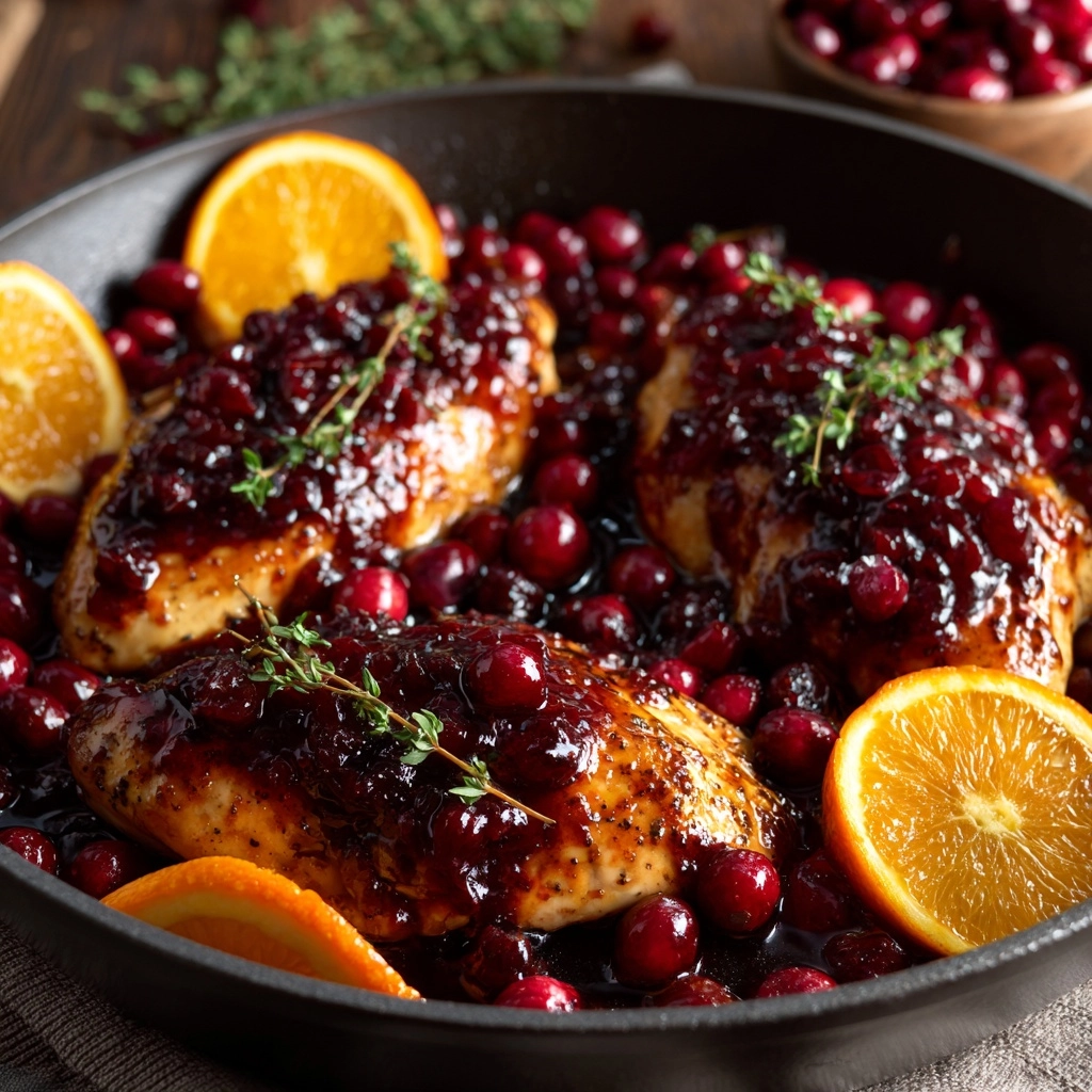 Cranberry Orange Chicken Recipe - Recipe Image