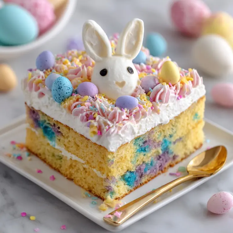 Easter Bunny Poke Cake Recipe