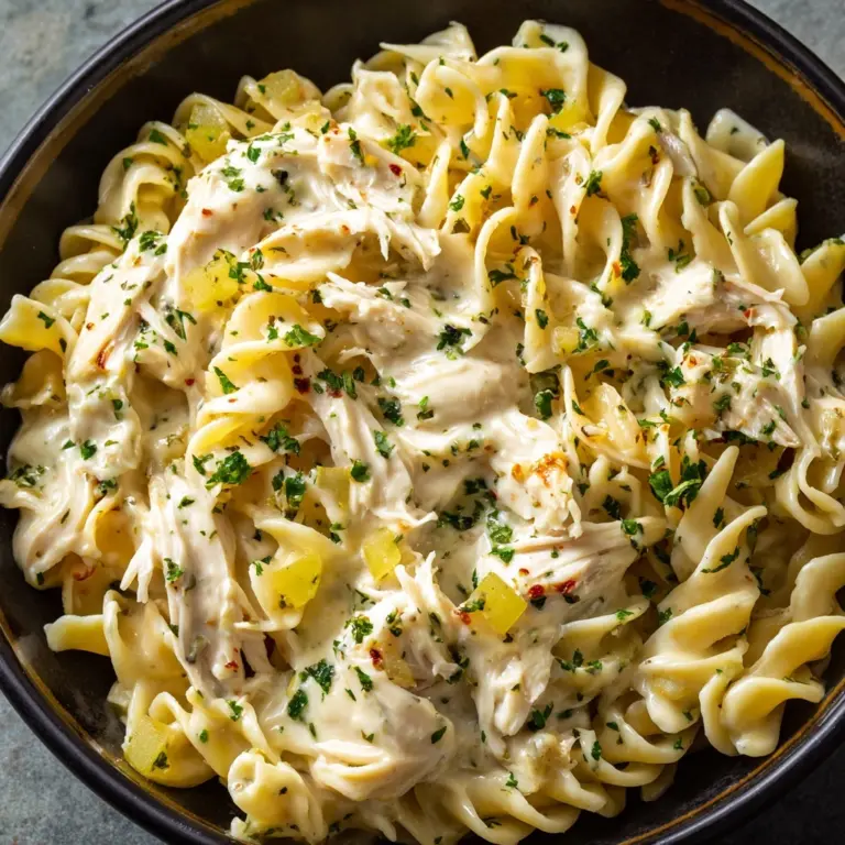 Comforting Chicken & Noodles Crock Pot Recipe