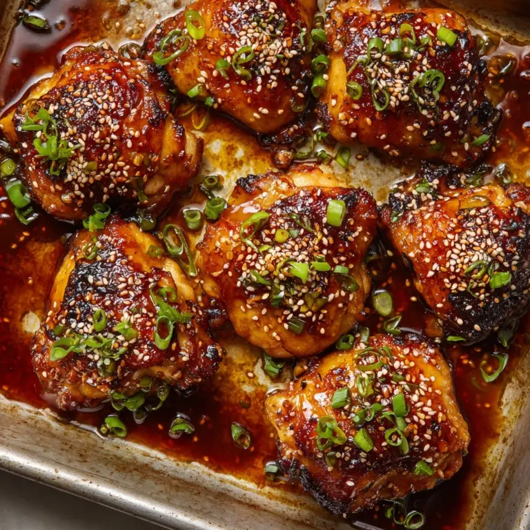 Boneless Skinless Chicken Thighs with Teriyaki Marinade Recipe