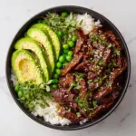 Steak Avocado Rice Bowl Recipe