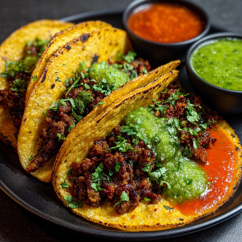 Crispy Ground Beef Tacos Recipe - Recipe Image