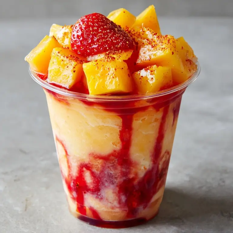 Mango Strawberry Sunrise Frappuccinos Recipe