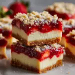 Strawberry Lemon Cheesecake Bars Recipe