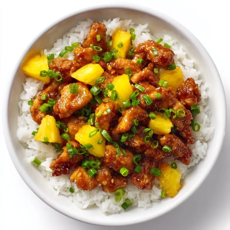 Tropical Pineapple Chicken & Rice Delight Recipe