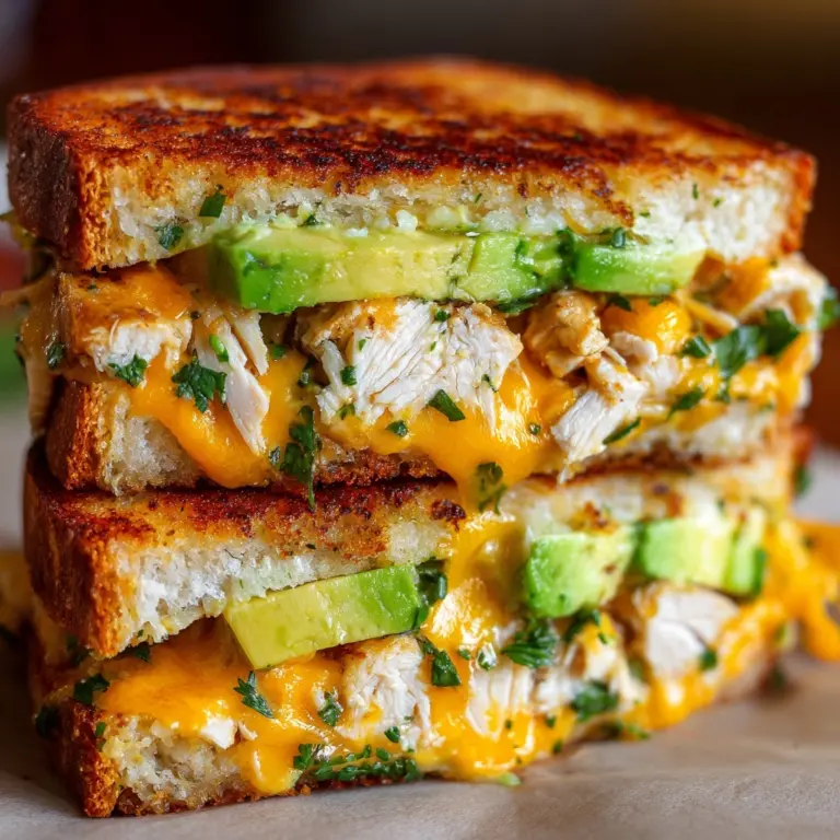 Chicken Avocado Melt Sandwich Recipe
