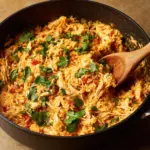 One-Pot Queso Chicken and Rice Recipe