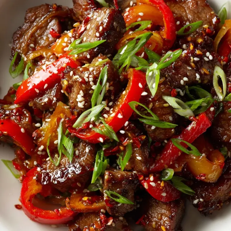 Chinese Onion Pepper Steak Recipe