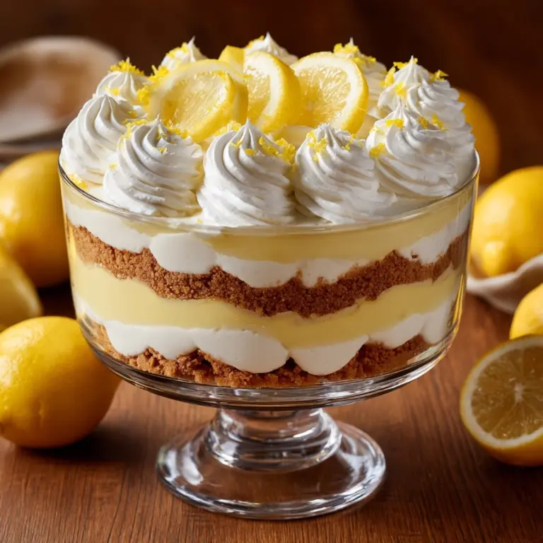 Outrageous Lemon Lovers Trifle Recipe