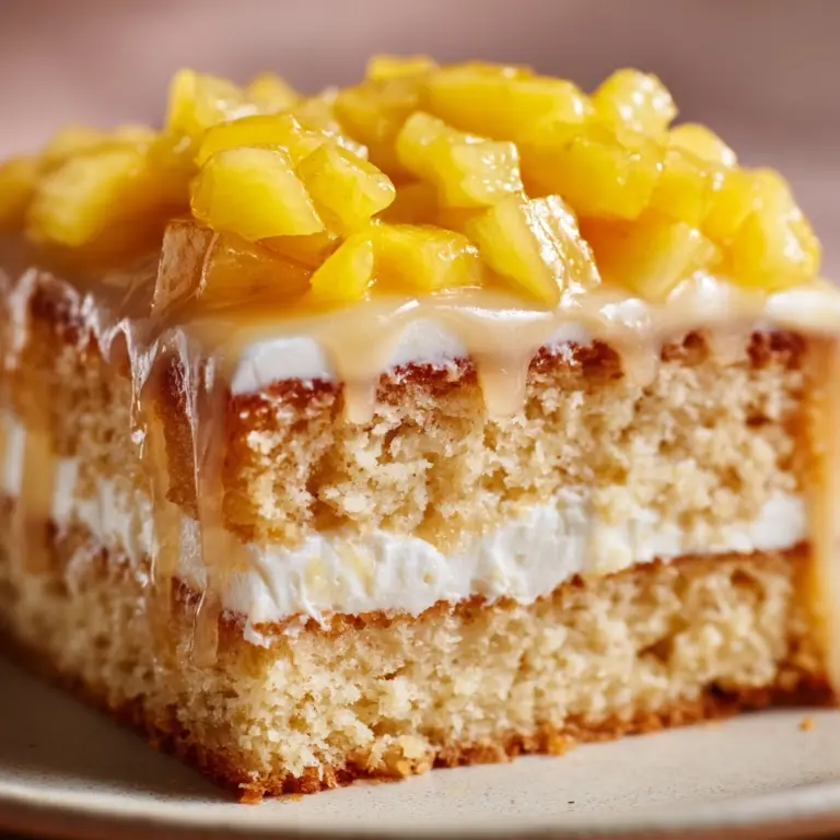 Juicy Pineapple Heaven Cake Recipe