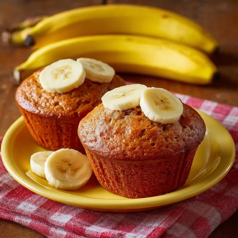 Brown Sugar Banana Muffins Recipe