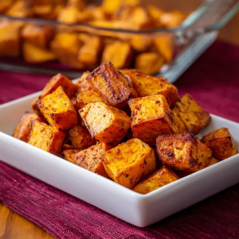 Easy Roasted Sweet Potato Bites Recipe