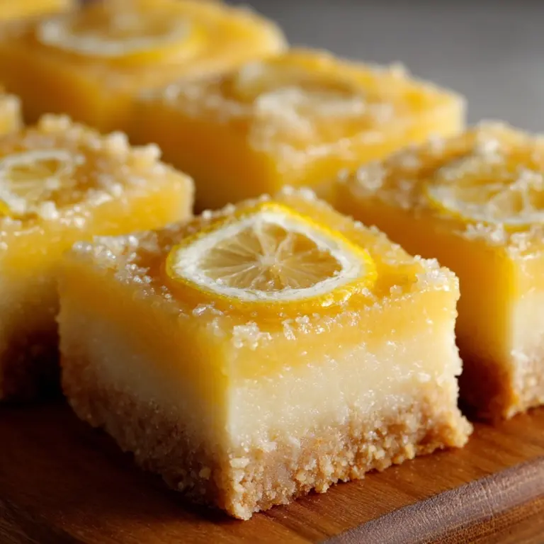 Lemon Delight Bars Recipe