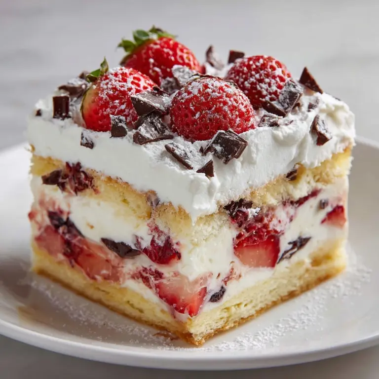 White Chocolate-Strawberry Tiramisu Recipe