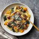Butternut Squash Sausage Pasta Recipe