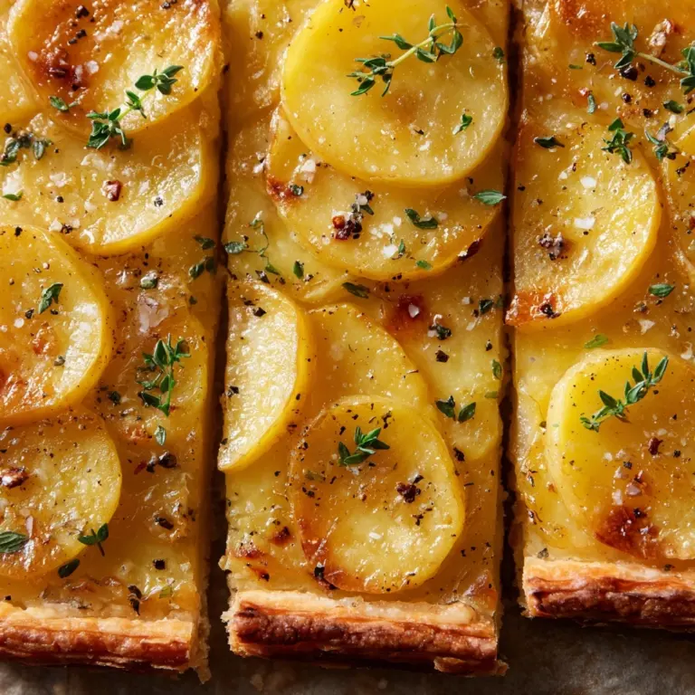 Puff Pastry Potato Tart Recipe