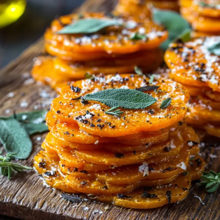 Roasted Hasselback Butternut Squash with Sage Butter Recipe
