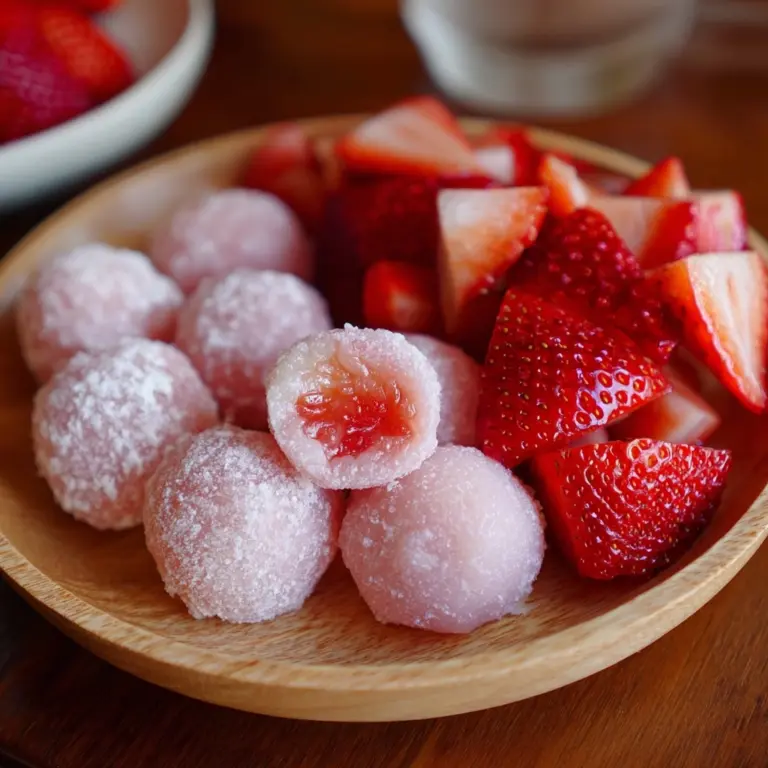 Strawberry Mochi Recipe