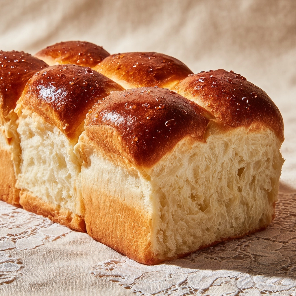 Sweet Condensed Milk Bread Recipe - Recipe Image