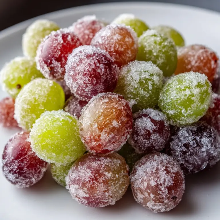 Healthy Sour Candy Frozen Grapes: An Incredible Guilt-Free Treat Recipe