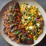 Grilled Hot Honey Chicken with Sweet Corn Salad Recipe