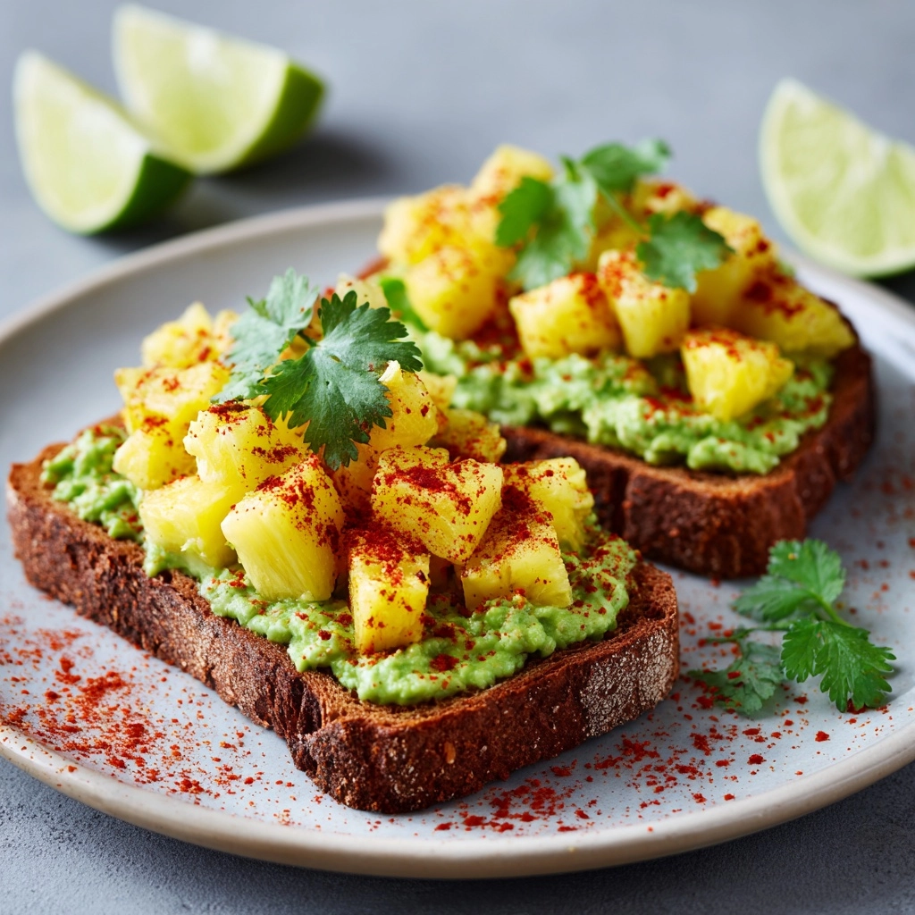 Tropical Avocado Toast Recipe - Recipe Image