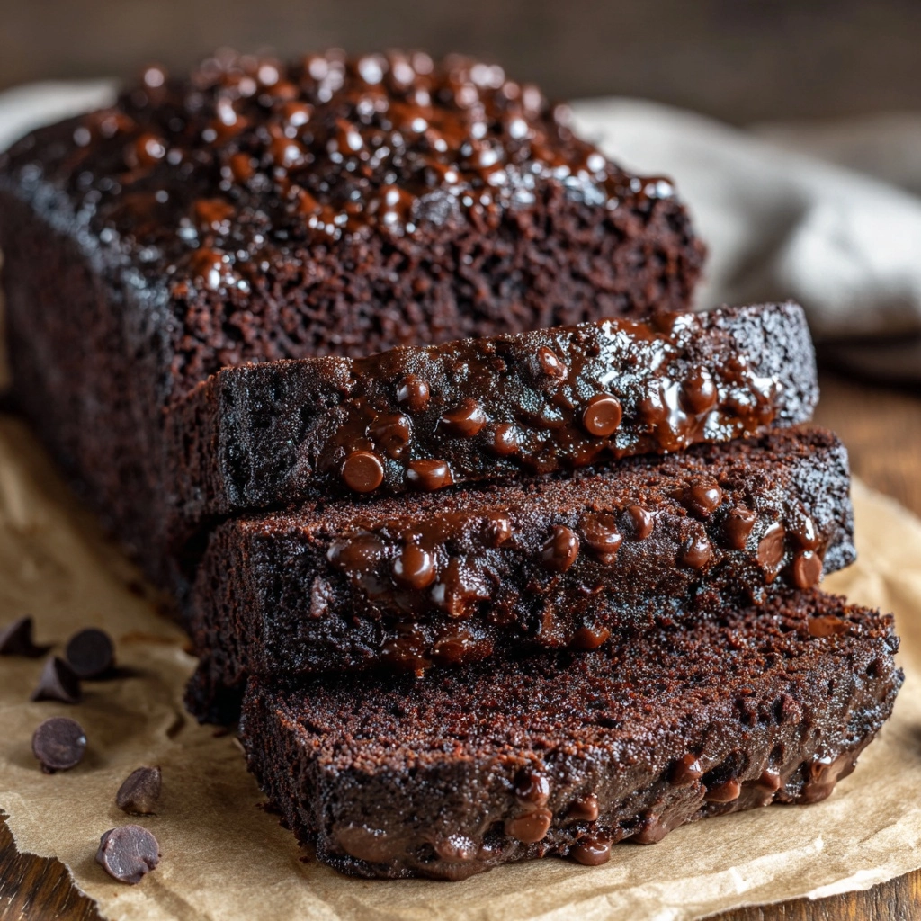 Fudgy Brownie Bread Recipe - Recipe Image
