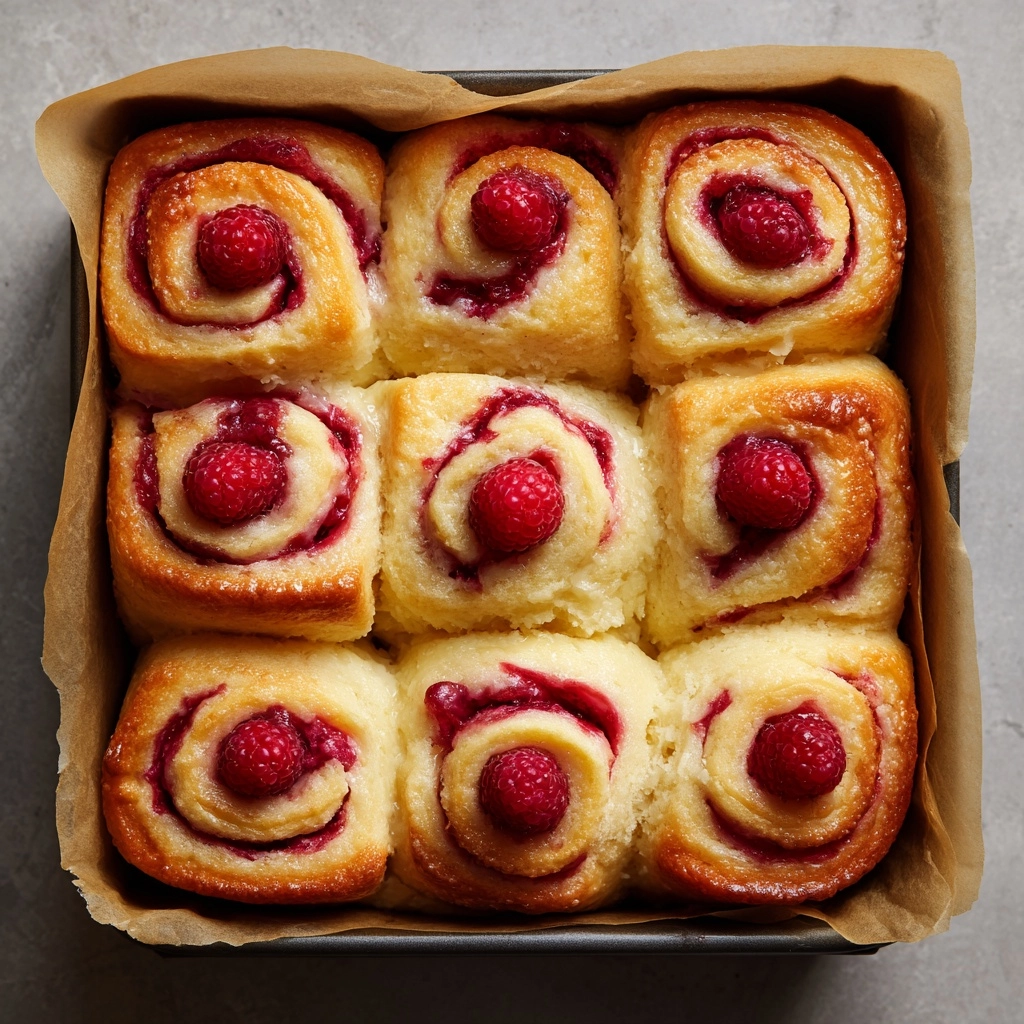 Raspberry Swirl Sweet Rolls Recipe - Recipe Image
