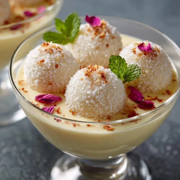 Custard Rasgulla Recipe