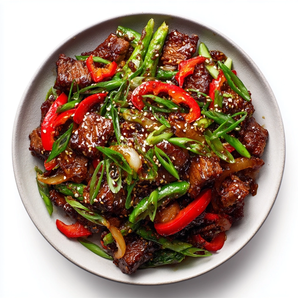 Chinese Onion Pepper Steak Recipe - Recipe Image
