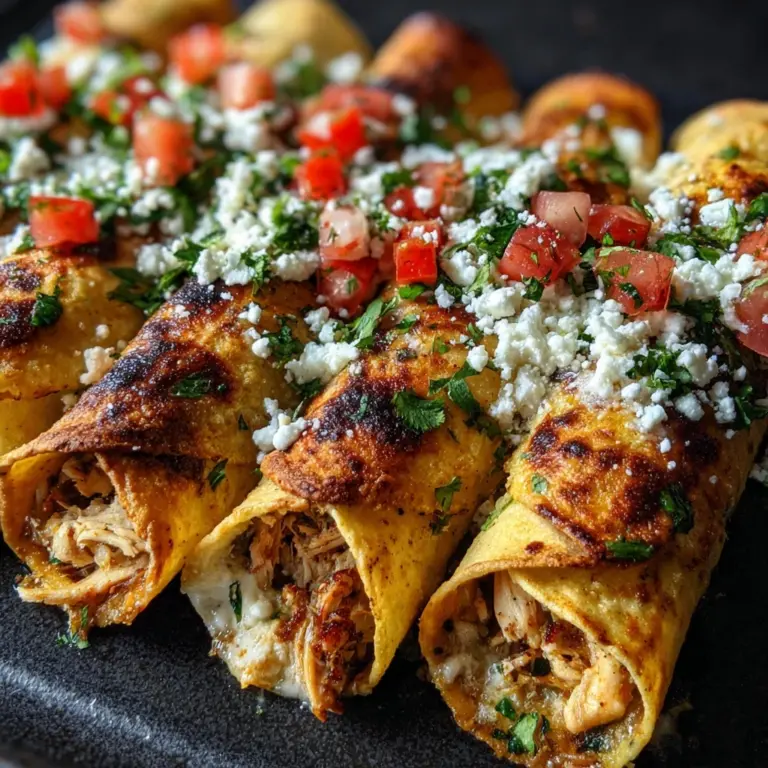 Crispy Chicken Taquitos Recipe
