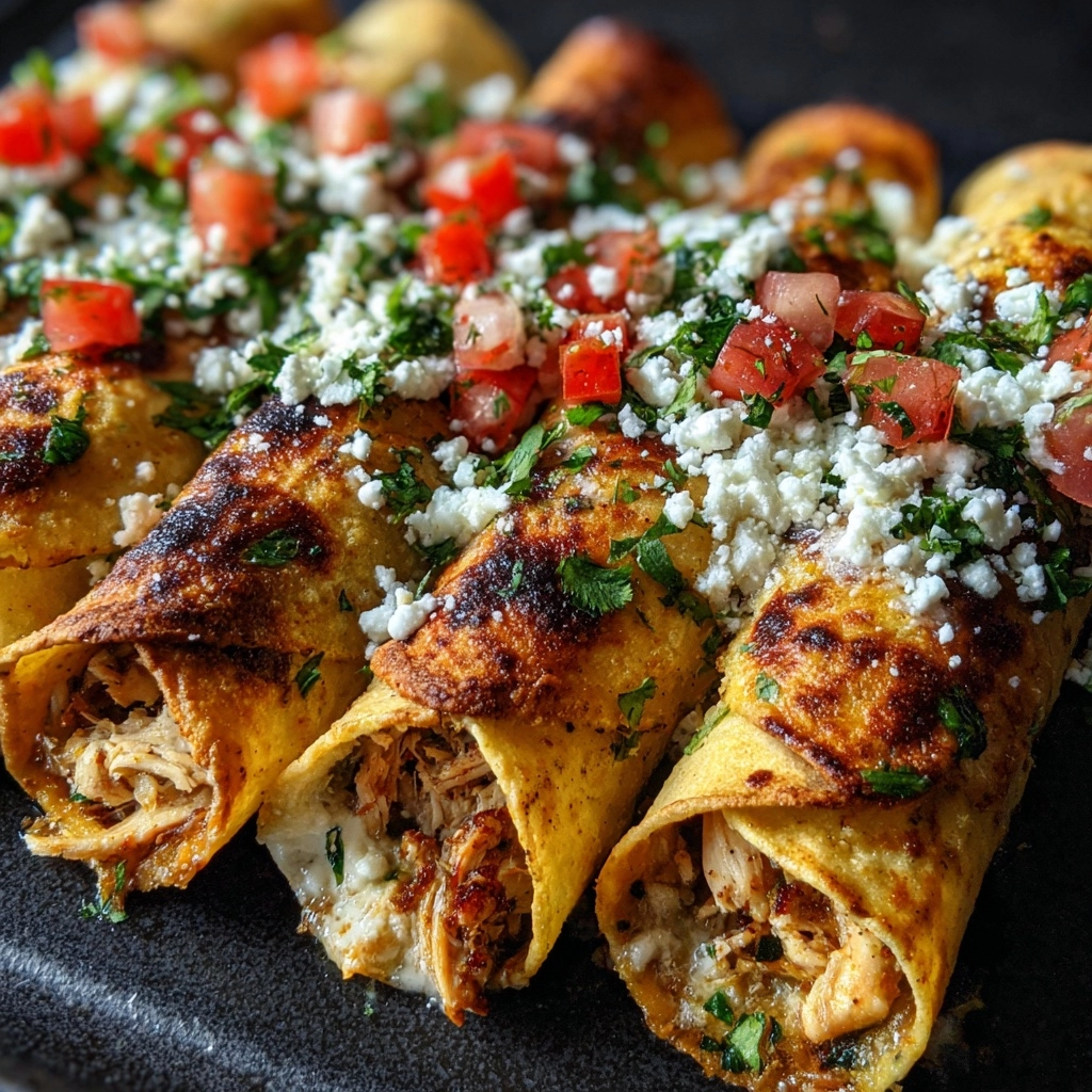 Crispy Chicken Taquitos Recipe