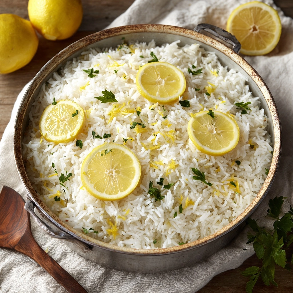 Greek Lemon Rice Recipe - Recipe Image