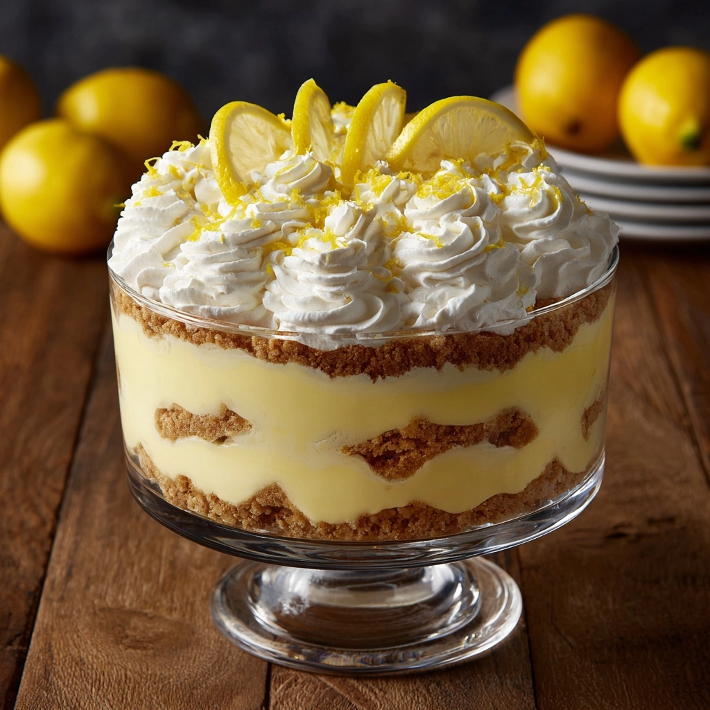 Outrageous Lemon Lovers Trifle Recipe - Recipe Image