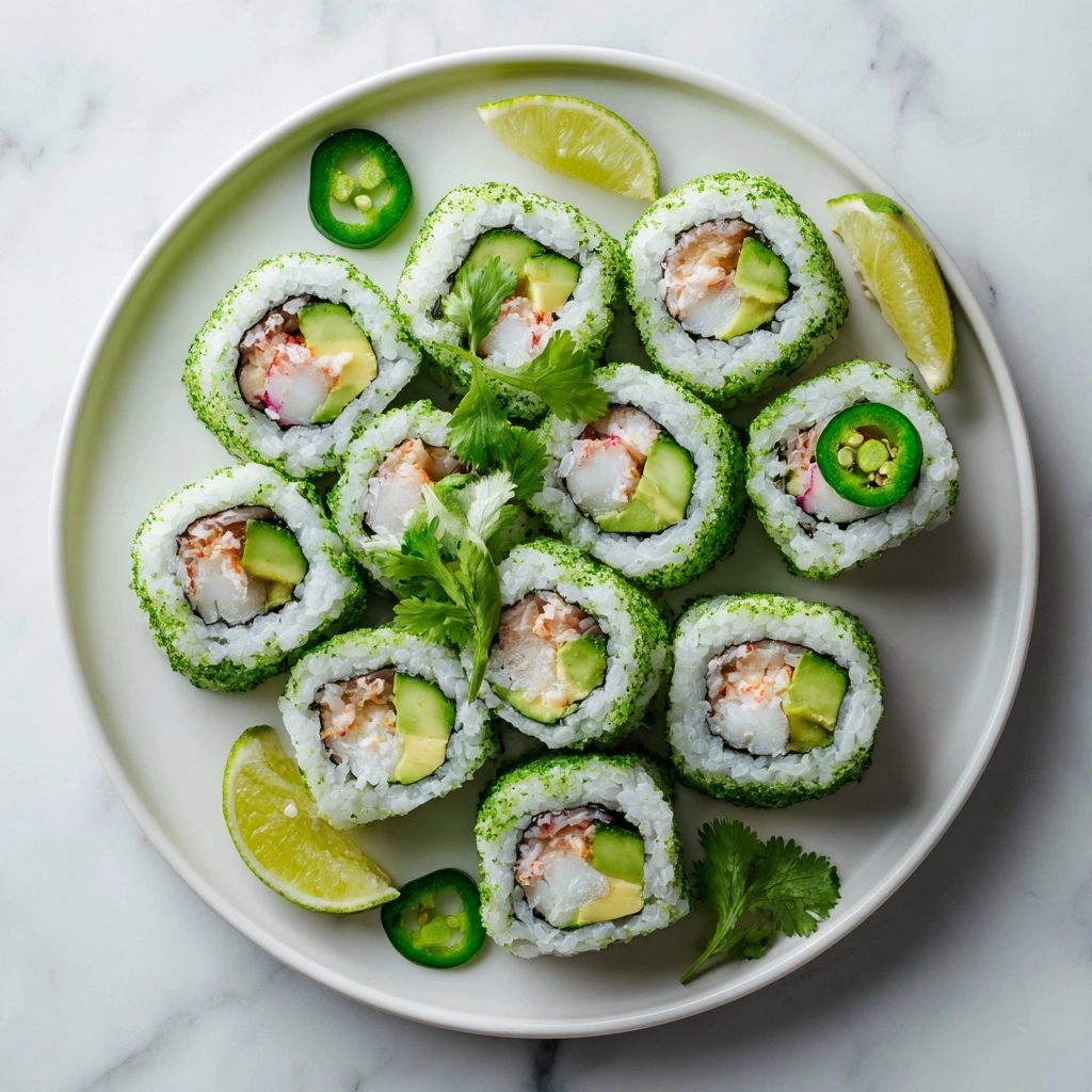 Cucumber Tuna Avocado Salad Rolls Recipe - Recipe Image