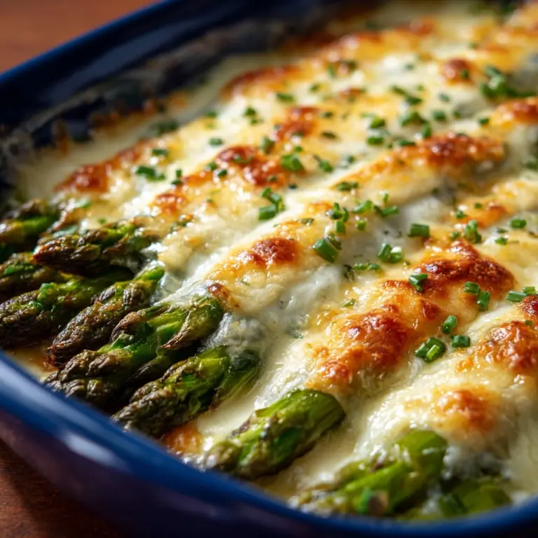 Cheesy Baked Asparagus Recipe