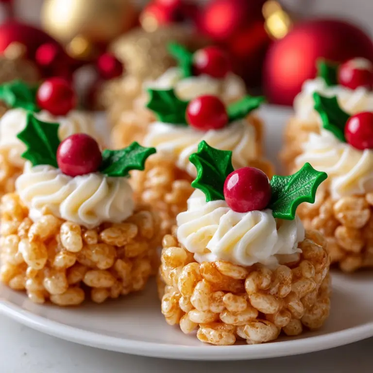 Rice Krispie Christmas Puddings Recipe