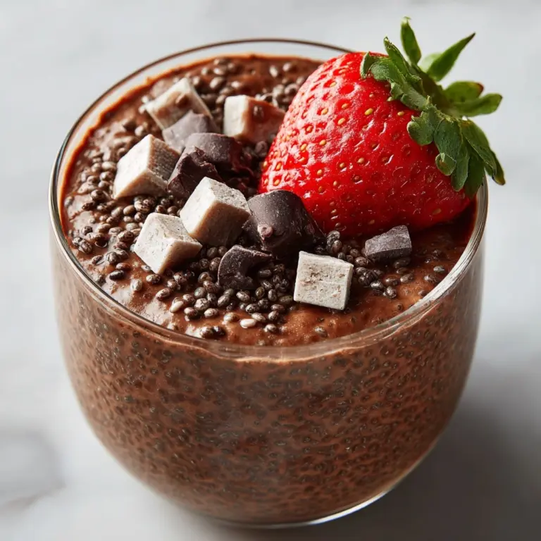 Creamy Chocolate Chia Pudding Recipe