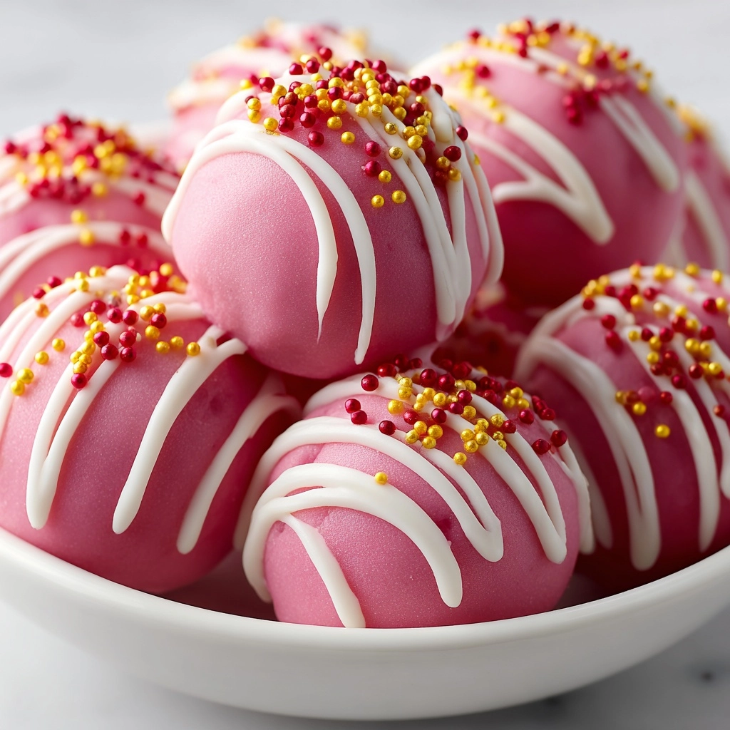 Strawberry Cheesecake Truffle Balls Recipe - Recipe Image