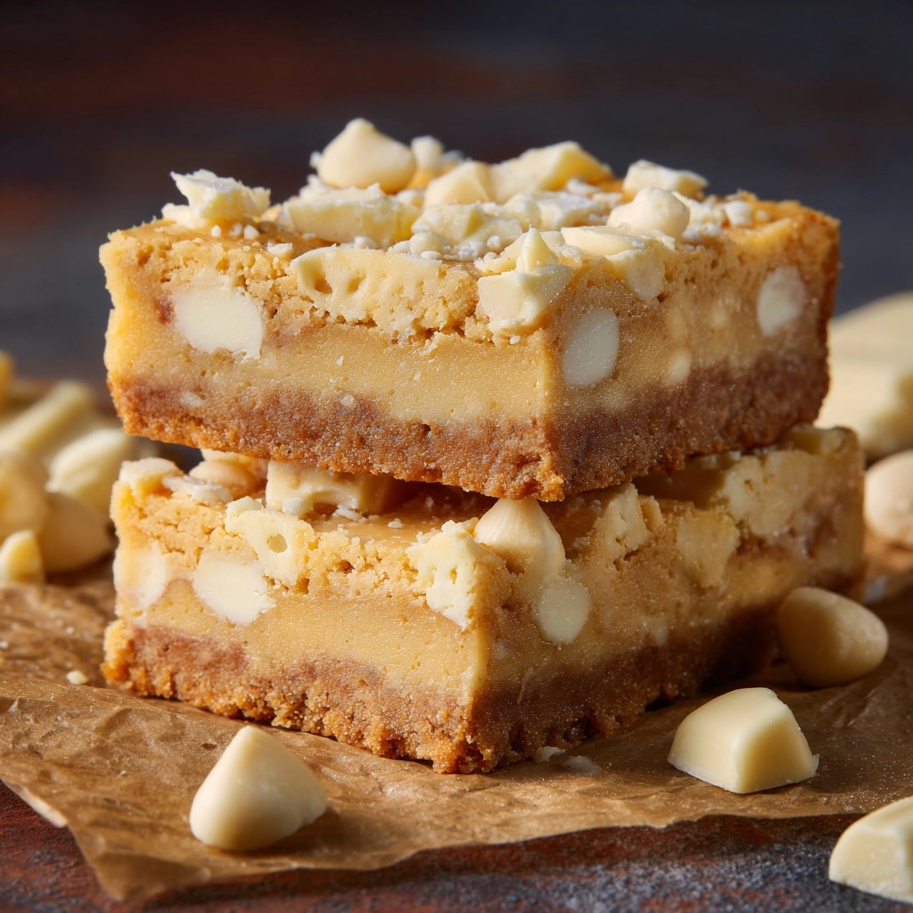 White Chocolate Brownies Recipe - Recipe Image