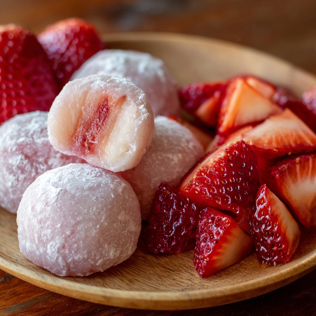 Strawberry Mochi Recipe - Recipe Image