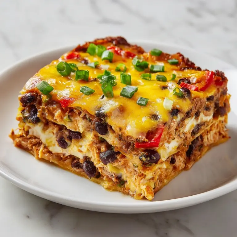 Healthy Chicken Taco Casserole Recipe