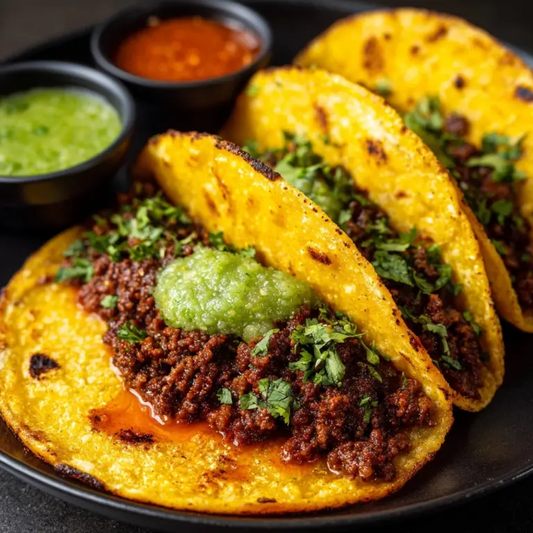 Crispy Ground Beef Tacos Recipe